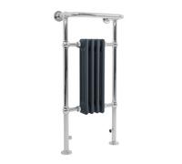 Radiatore Bagno Tradizionale 950x480mm Grigio Cromato Scaldasalviette
