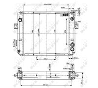 Radiatore, batteria di avviamento NRF 52302
