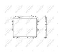 Radiatore, batteria di avviamento NRF 53541