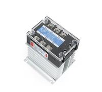 Radiatore CG relè stato solido trifase 10A 25A 40A 60A 80A 100A 120A 200A radiatore in alluminio con ventola 12VDC 24VDC 220VAC(Size:3-XL with 220VAC Fan)