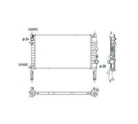 DIEDERICHS DCM3982 Radiatore motore