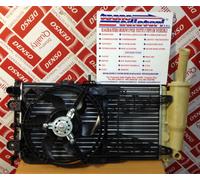 RADIATORE CON VENTOLA FIAT PUNTO 1.2 BZ S/AC IMP. VALEO 99 AL 05-MODULO COMPLETO