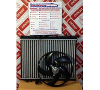 RADIATORE CON VENTOLA PEUGEOT 206 BENZINA S/AC DAL 98 IN POI - MODULO COMPLETO
