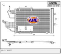 Condensatore Climatizzatore Frigair 0807.2033 per General Motors