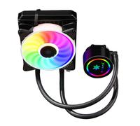 Radiatore CPU Liquido da Rame e Alluminio Nero | Impianto a Liquido Coibentato, Funzionamento Silenzioso, Protezione Antigelo, per Computer da Gioco e Desktop