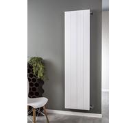 RADIATORE D'ARREDO PIANO PLAIN ALLUMINIO BIANCO SABLE' CM. 190X48,5 INT.180