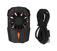 Radiatore del telefono cellulare Portable Ultra Silent Heat Dish per il gioco telefonico Live Streaming Black