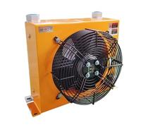 Radiatore dell'aria idraulico 100L/min AH1012T-CA DC12V AC220 Radiatore dell'olio raffreddato ad aria for ventola di raffreddamento del serbatoio del carburante Alte prestazioni(DC 12V)