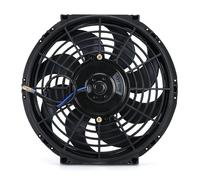 Radiatore dell'olio, Radiatore elettrico reversibile sottile universale da 10 pollici, 12 V, 80 W, ventola automatica push-pull con kit di montaggio,Potente capacità di raffreddamento(9inch)