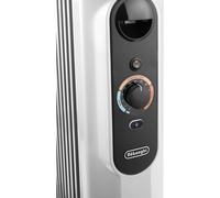 De’Longhi Radia-s Easytronic Interno Nero, Bianco 2500 W Riscaldatore ambiente elettrico a olio
