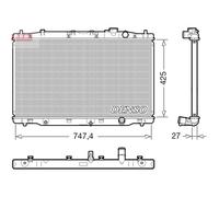 Radiatore DENSO DRM40052