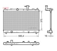 Radiatore DENSO DRM47038
