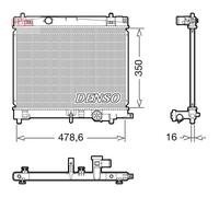 DENSO DRM50137 Radiatore, Raffreddamento motore per TOYOTA