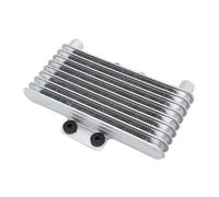 Radiatore de'olio for moto in alluminio, 125 ml, radiatore motore, adatto for motociclette/ATV fuoristrada da 125 cc a 250 cc, sostituzione dei componenti di raffreddamento.(Silver m12 x 1.25)