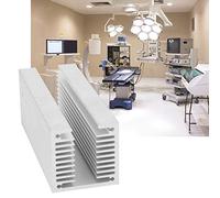 Radiatore di calore in alluminio Dissipatore di calore Ventola di raffreddamento Tono argento Alluminio tipo U TO-3P Dissipatore di calore Dente denso Radiatore di calore Radiatore di raffreddamento a