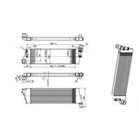 RADIATORE DI CARICA, DURO 612 726, PER MEGANE 2
