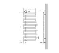 Radiatore di design Iron EM a pannello da bagno elemento riscaldante a scelta [EEK: A]