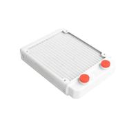Radiatore di raffreddamento ad acqua con filettatura G1/4, alette in lega di alluminio, 18 tubi, scambiatore di calore per CPU del computer