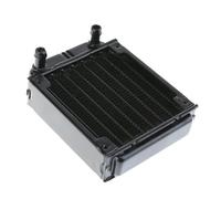 Radiatore di raffreddamento ad acqua in alluminio da 80 mm, parte del sistema di raffreddamento ad acqua del computer, 105 * 81 * 25 mm, 1 pz.