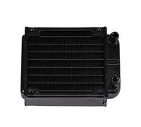 Radiatore di Raffreddamento Ad Acqua per PC, Scambiatore di Calore in Alluminio a 8 per di Raffreddamento Ad Acqua della CPU del Computer, Mini Dissipatore di Calore