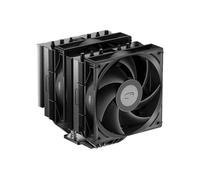 Radiatore di raffreddamento ad aria CPU RT620P a doppia torre con 6 tubi di calore, controllo intelligente della temperatura PWM, ventola da 12 cm senza luce(RT620P Dull)