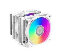 Radiatore di raffreddamento ad aria CPU RT620P a doppia torre con 6 tubi di calore, controllo intelligente della temperatura PWM, ventola da 12 cm senza luce(RT620 ARGB W)