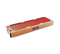 Radiatore di raffreddamento industriale for raffreddamento ad acqua in rame rosso, filettatura tubo 7 mm, doppio strato, 45 mm. TSRP-ZT-360SC