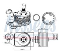 Radiatore D'Olio 106 X 91 Adatto Per Iveco Daily IV Furgone