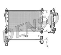 Radiatore, raffreddamento motore DENSO DRM01007