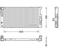 DENSO Radiatore, Raffreddamento motore compatibile con BMW DRM05005