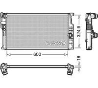 Denso Radiatore motore DRM05017 per BMW 1er F20 116i 116d 118d F21 114i