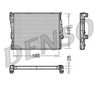 DENSO DRM05069 Radiatore, Raffreddamento motore per BMW