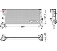 Radiatore DRM05074 DENSO per BMW MINI