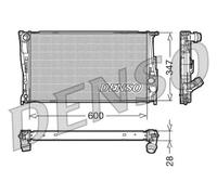 Radiatore DRM05111 DENSO per BMW 3 Touring 3 Coupé 1 1 Cabriolet 3 3 Cabriolet