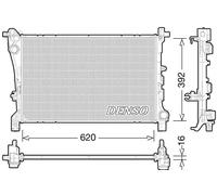 Denso Radiatore Denso Fi 500L 0.9T (Twinair) / 1.3Jtd Drm09166