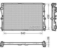Radiatore, raffreddamento motore DENSO DRM17103