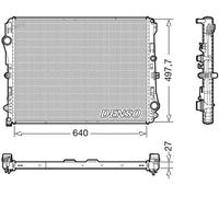Radiatore DRM17116 DENSO per MERCEDES-BENZ CLASSE S GLC GLC Coupe