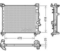Radiatore Acqua Motore Opel Meriva B 1.3 CDTI DIESEL DAL 2010 IN POI