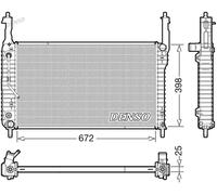 Radiatore DRM20123 DENSO per OPEL ANTARA A