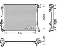 Radiatore, raffreddamento motore DENSO DRM23114