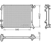 Radiatore DRM23115 DENSO per RENAULT TALISMAN MEGANE IV Hatchback SCÉNIC IV