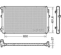 Radiatore DRM32048 DENSO per SEAT VW AUDI SKODA CUPRA
