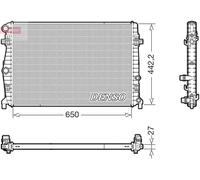 Denso Radiatore motore DRM32058 per Seat Ibiza V, Arona, VW T-Cross, Audi, Skoda