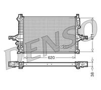 Denso Radiatore motore DRM33066 per Volvo C70 I Coupé/Cabriolet, S80 I, V70 II