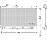 DENSO DRM36021 Radiatore motore