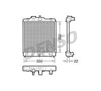 DENSO DRM40003 Radiatore motore