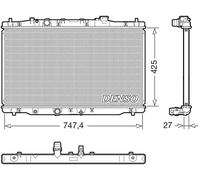 Radiatore DENSO DRM40054
