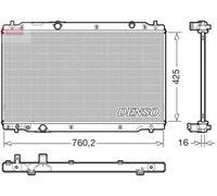 DENSO DRM40107 Radiatore motore