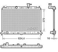 Radiatore DRM43009 DENSO per KIA RIO II Tre volumi