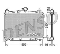 Denso Radiatore motore DRM44018 per Mazda 2 (DE/DH) 1.3/1.5